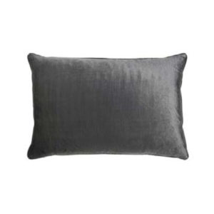 Roma Charcoal Cushion Rectangle on white