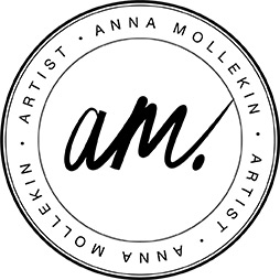 Logo Anna Mollekin Art BW